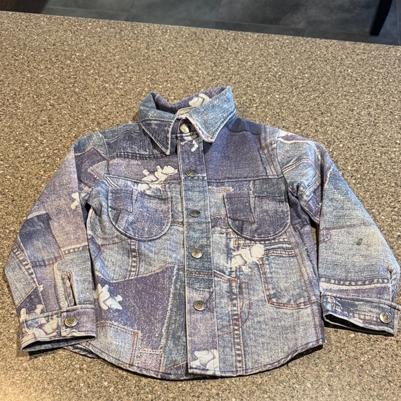 Vintage denim pooh sears jacket